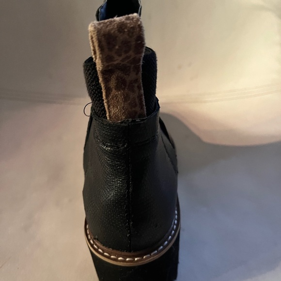 Dolce Vita PERFECT Leather Ankle Boots Stylish With Leather Leopard pull up. 7.5 - Picture 3 of 10